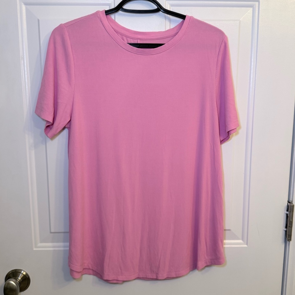 Addition Elle Soft Pink Short Sleeve Tee